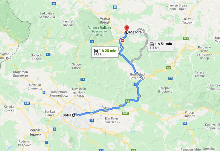 transfer from sofia to mezdra