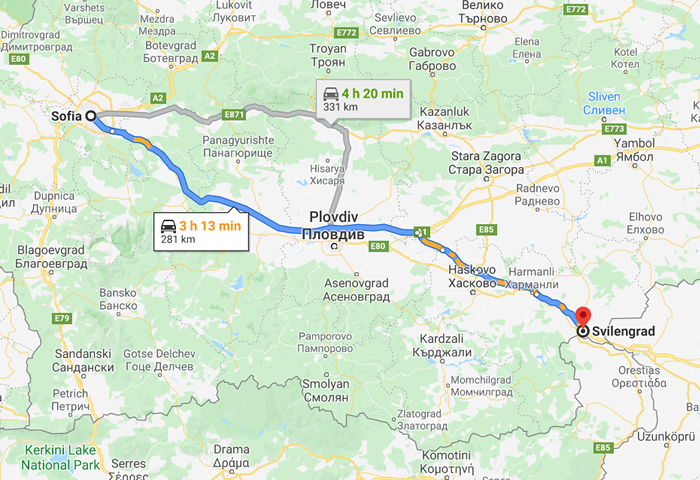 transfer from sofia to svilengrad